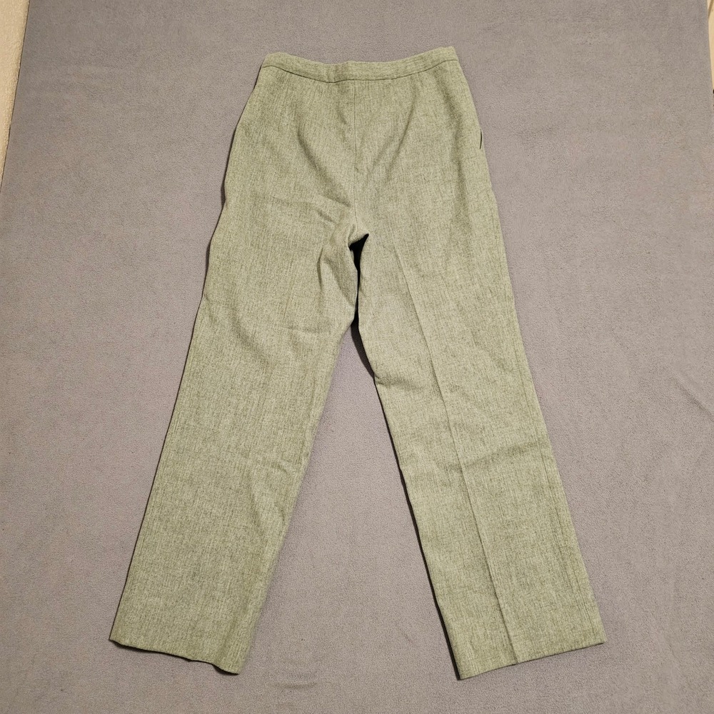 Pendleton Wool Pants Vintage High Waist Trousers Career Work Office Sage Green 8 - Picture 9 of 10